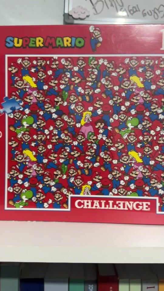 Puzzle minunat cu 1000 de piese! Super Mario! ?❤️