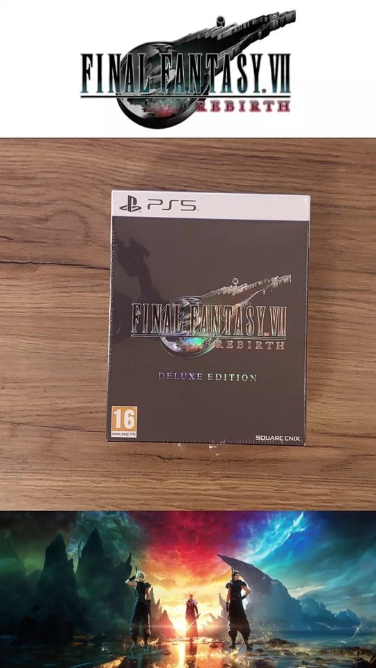 Final Fantasy VII Rebirth - Ediția Deluxe - Deschiderea pachetului
