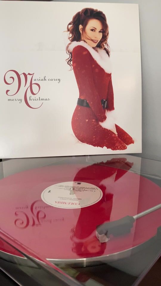Review for Mariah Carey Merry Christmas LP Red Vinyl