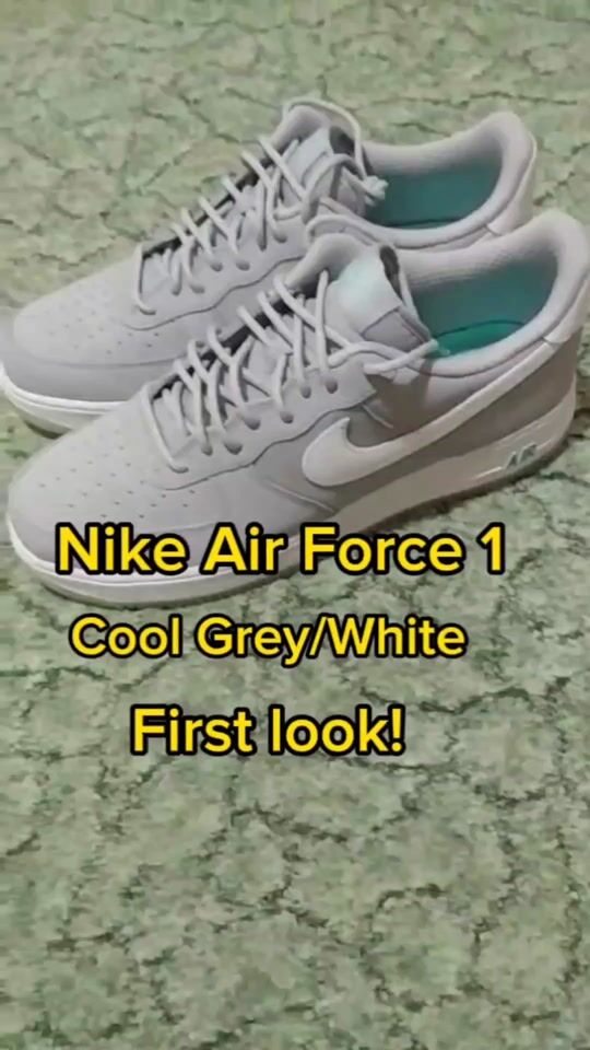 Nike Air Force 1 Cool Grey/White, prima impresie!