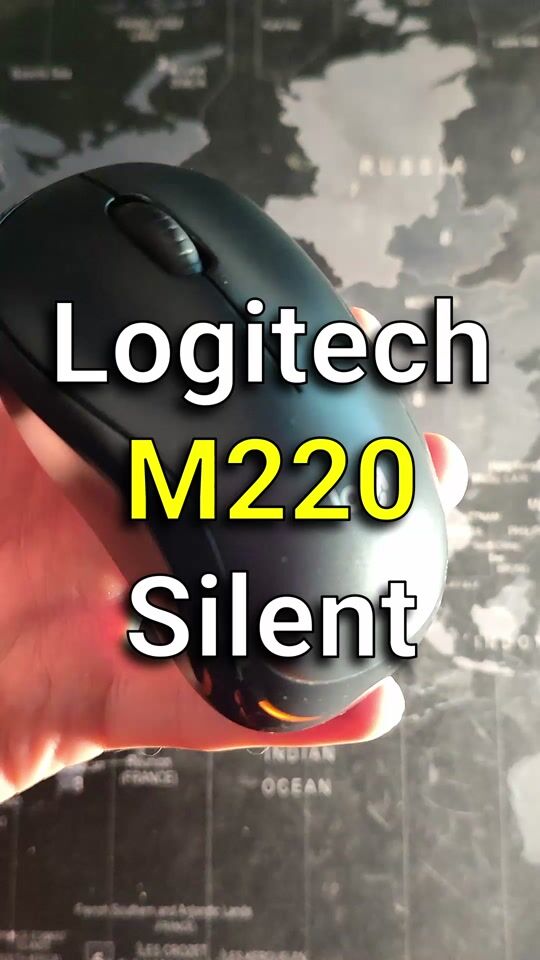 Mouse silent și wireless Logitech M220