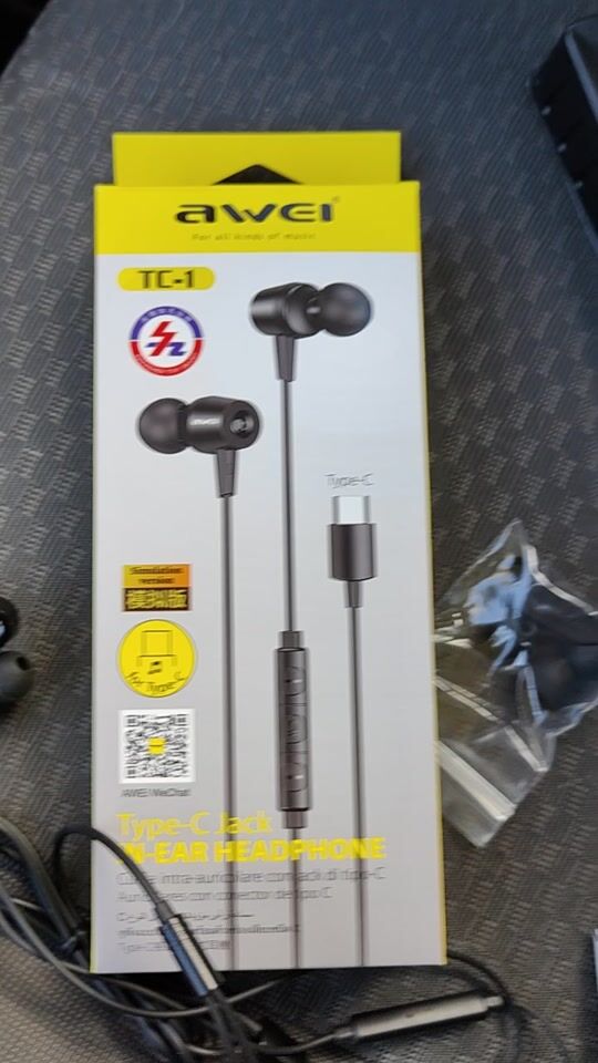 Αξιολόγηση για Awei TC-1 Type-C In-ear Handsfree με Βύσμα USB-C Μαύρο