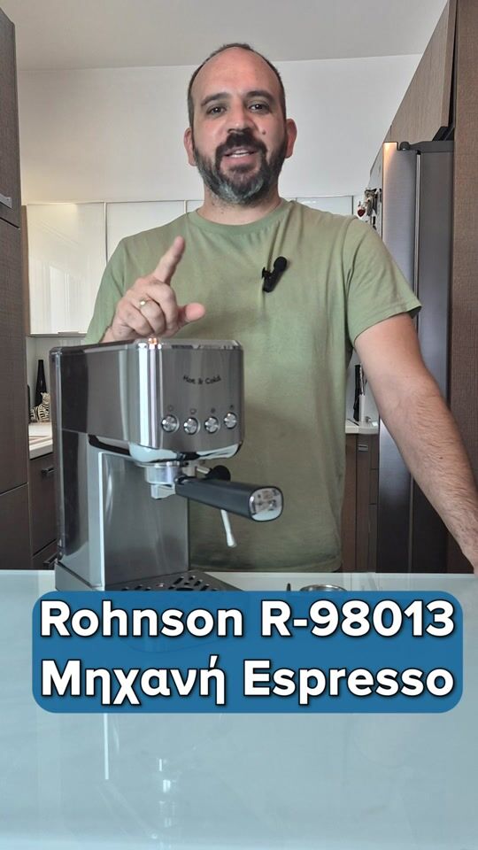 Propunere de achiziție - Mașină de espresso Rohnson R-98013 cu apă caldă și rece