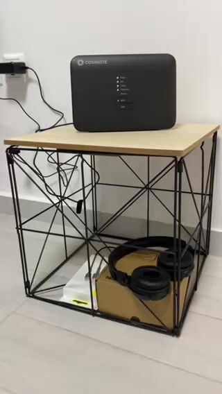 Side table with storage space