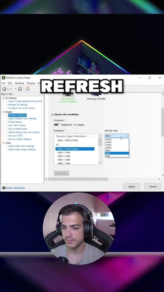 Πως να αλλάξεις τα hz στη καινούρια gaming οθόνη σου