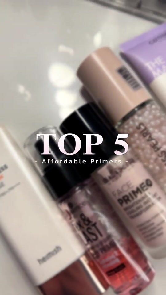 TOP 5: Αγαπημένα, οικονομικά Primers! 