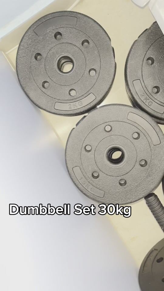 Dumbbell Set With Bar 30 KG 🏋️