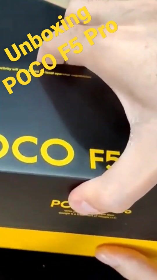 Unboxing: Poco F5 Pro