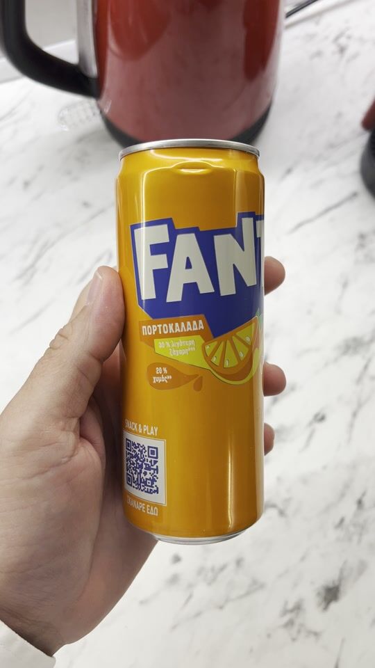 Αξιολόγηση για Fanta Orange Juice with Carbonate 330ml