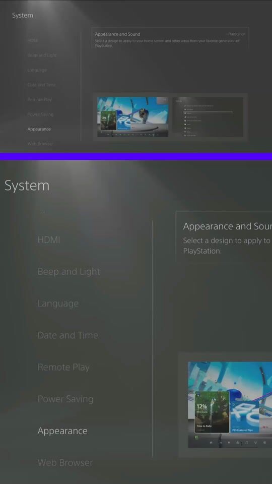 Wie man das Thema auf der PS5 ändert
