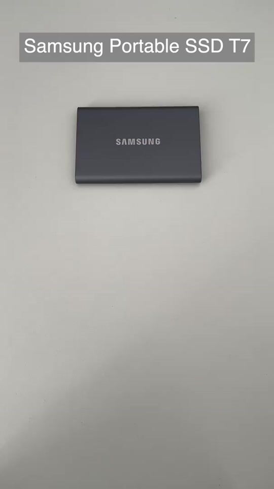 💽 Samsung Portable SSD T7