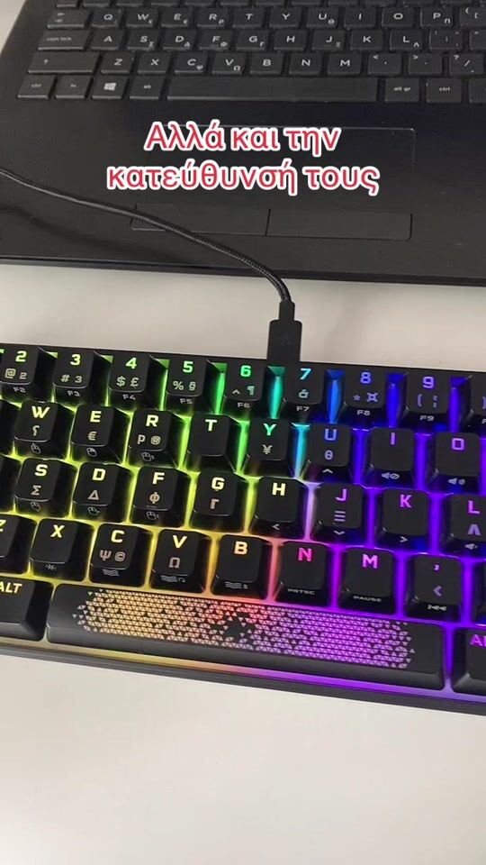 Tastatură mecanică de gaming Corsair K65 RGB Mini