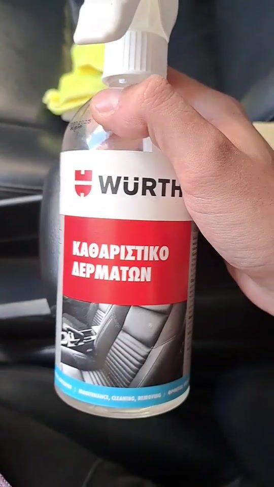 Clean Car Leathers with WURTH