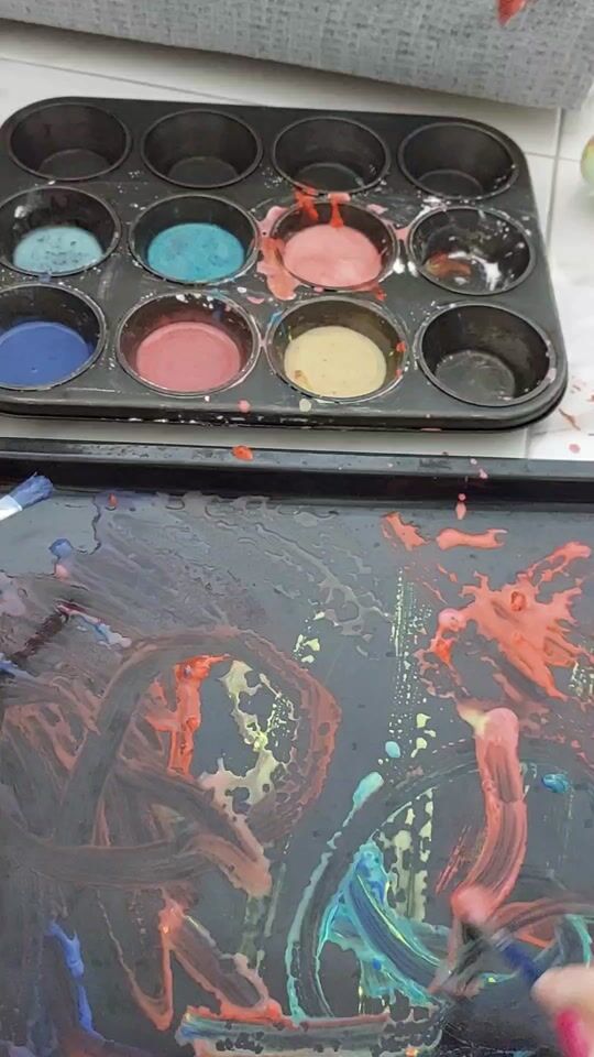 Βρώσιμα μη τοξικά χρώματα για ζωγραφική!
