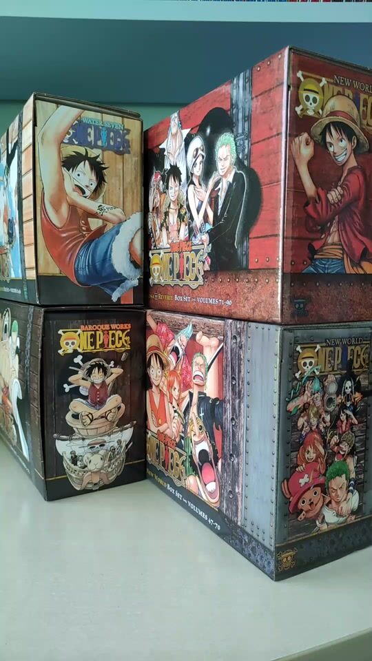 All One-Piece box sets include volumes 1-90 