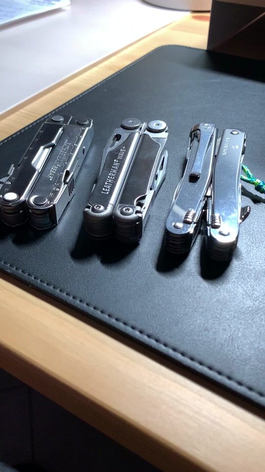 Leatherman Rebar gegen Leatherman Wave Plus gegen Victorinox Spirit MX Clip