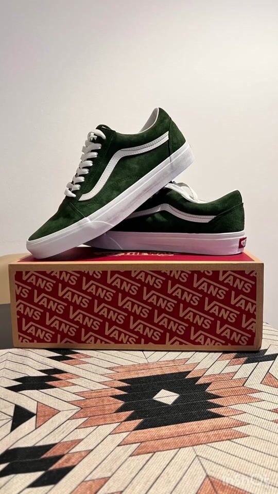 ✅ Unboxing Πράσινα Vans Old Skool Sneakers 👟