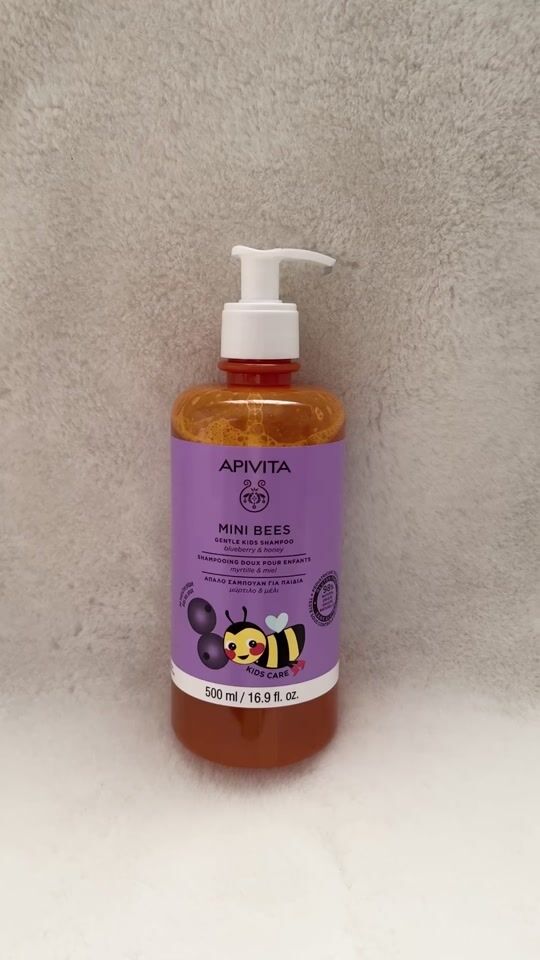 Apivita Hypoallergenic Kids Shampoo Mini Bees with Honey in Gel Form 500ml