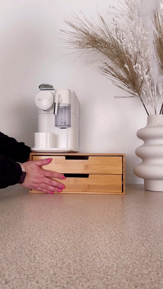 Wooden Storage Drawer for Capsules