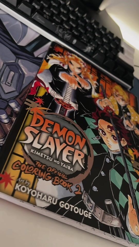 Carte de colorat Demon Slayer
