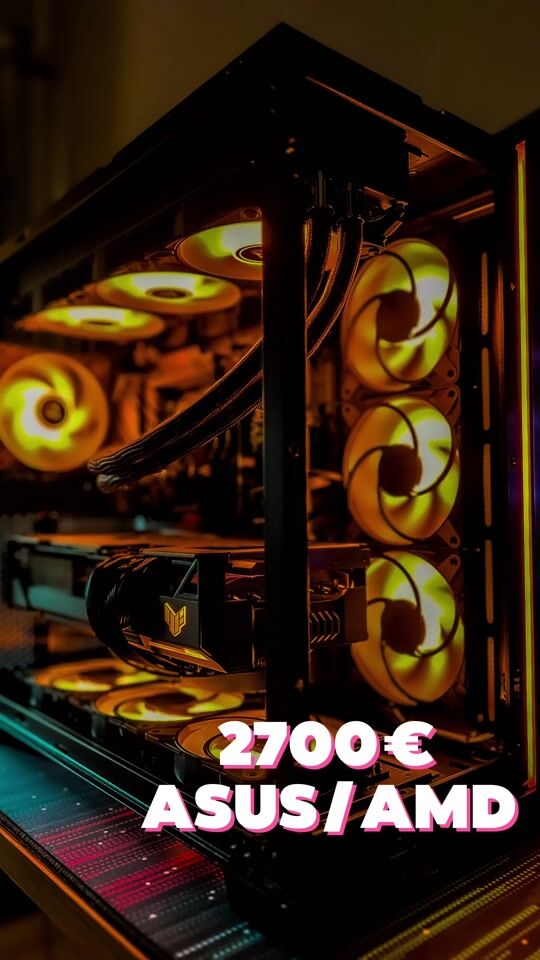 2700€ Asus/AMD
Das PC-Build mit dem besten Preis-Leistungs-Verhältnis