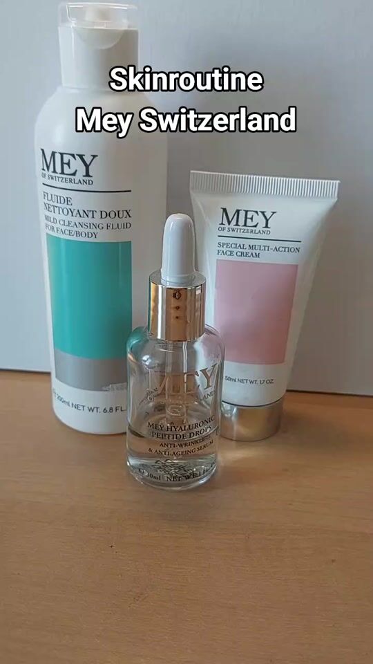 My new Skinroutine from Mey Switzerland