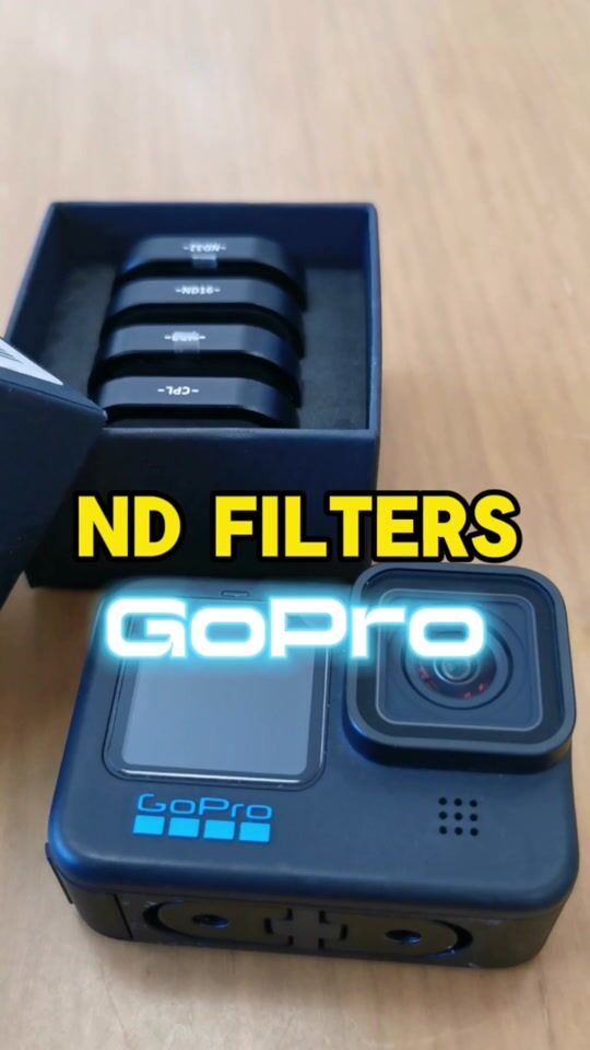 Telesin ND φίλτρα για GoPro Hero 9-10-11-12 δείτε πως δείχνουν 