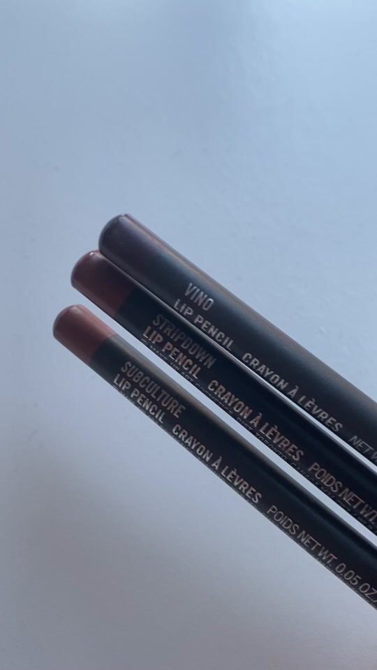 3 lip liners from Mac Cosmetics